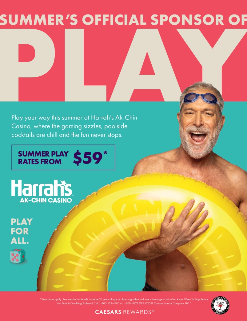 Summer Play ad for Harrahs' Ak-Chin