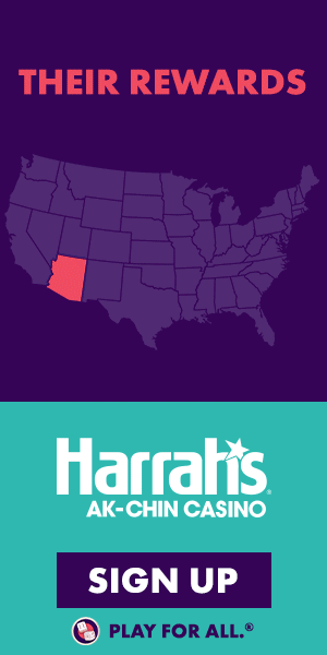 GIF ad for Harrahs' Ak-Chin | Sign up