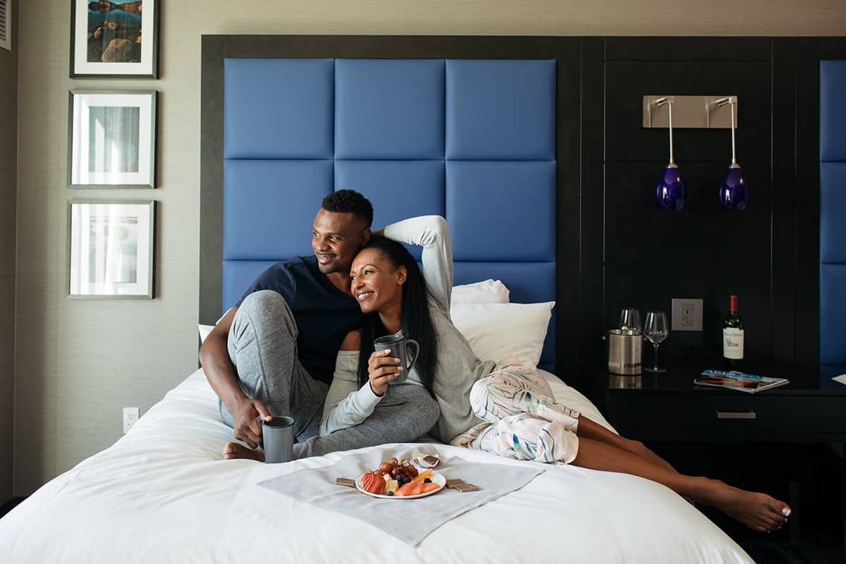 Harrah's Ak-Chin Photos - Couple on Bed