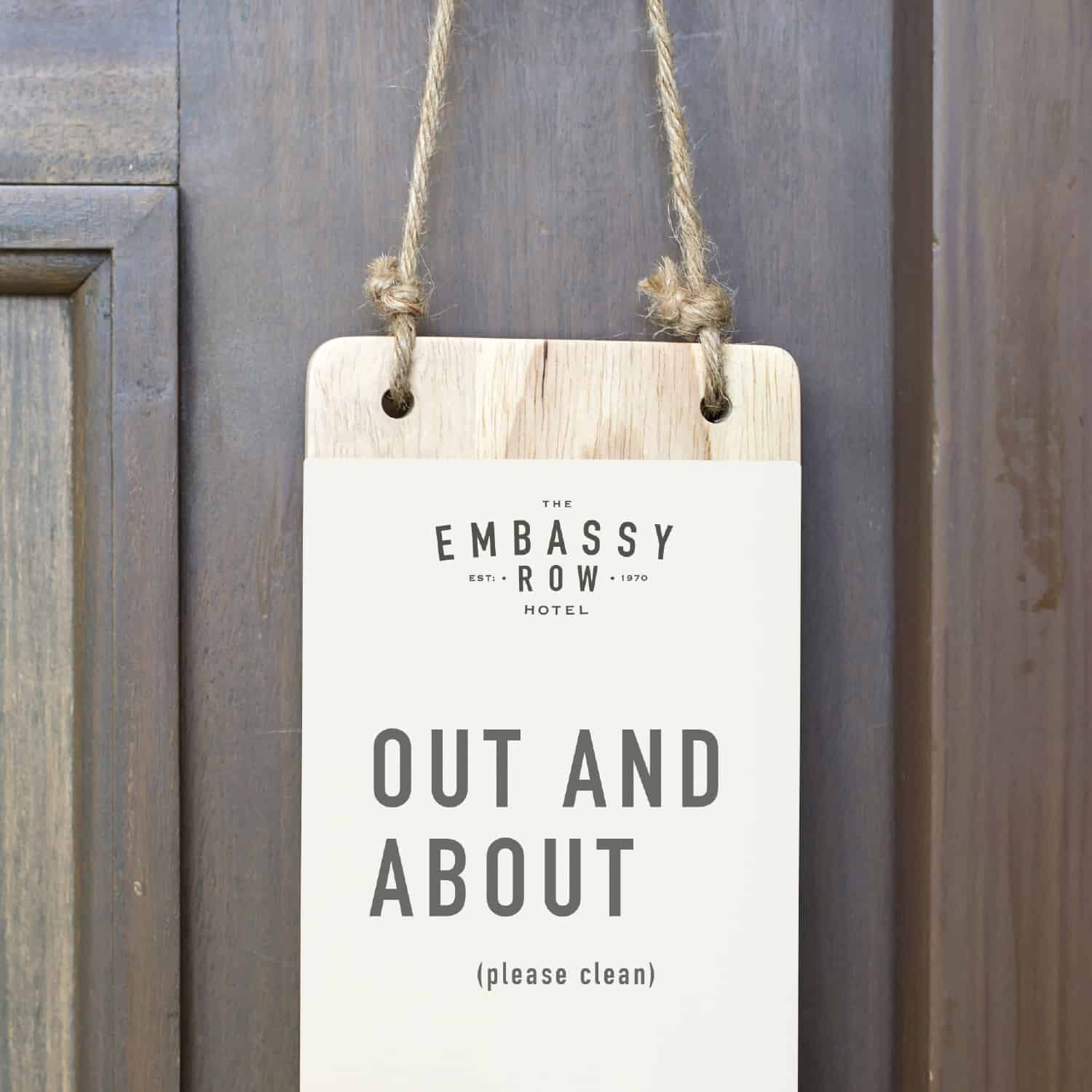 Embassy Row Hotel | Out and About Door Hanger