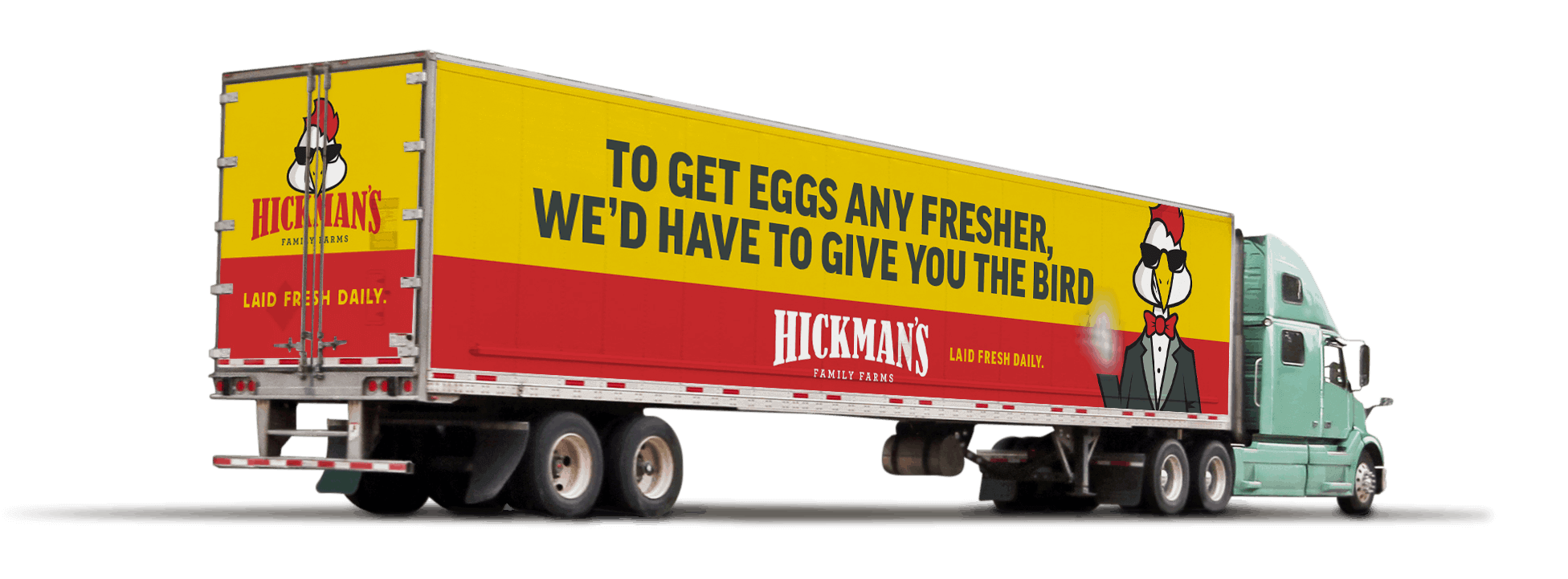 Hickman’s Eggs | Logo Wrapped on a truck