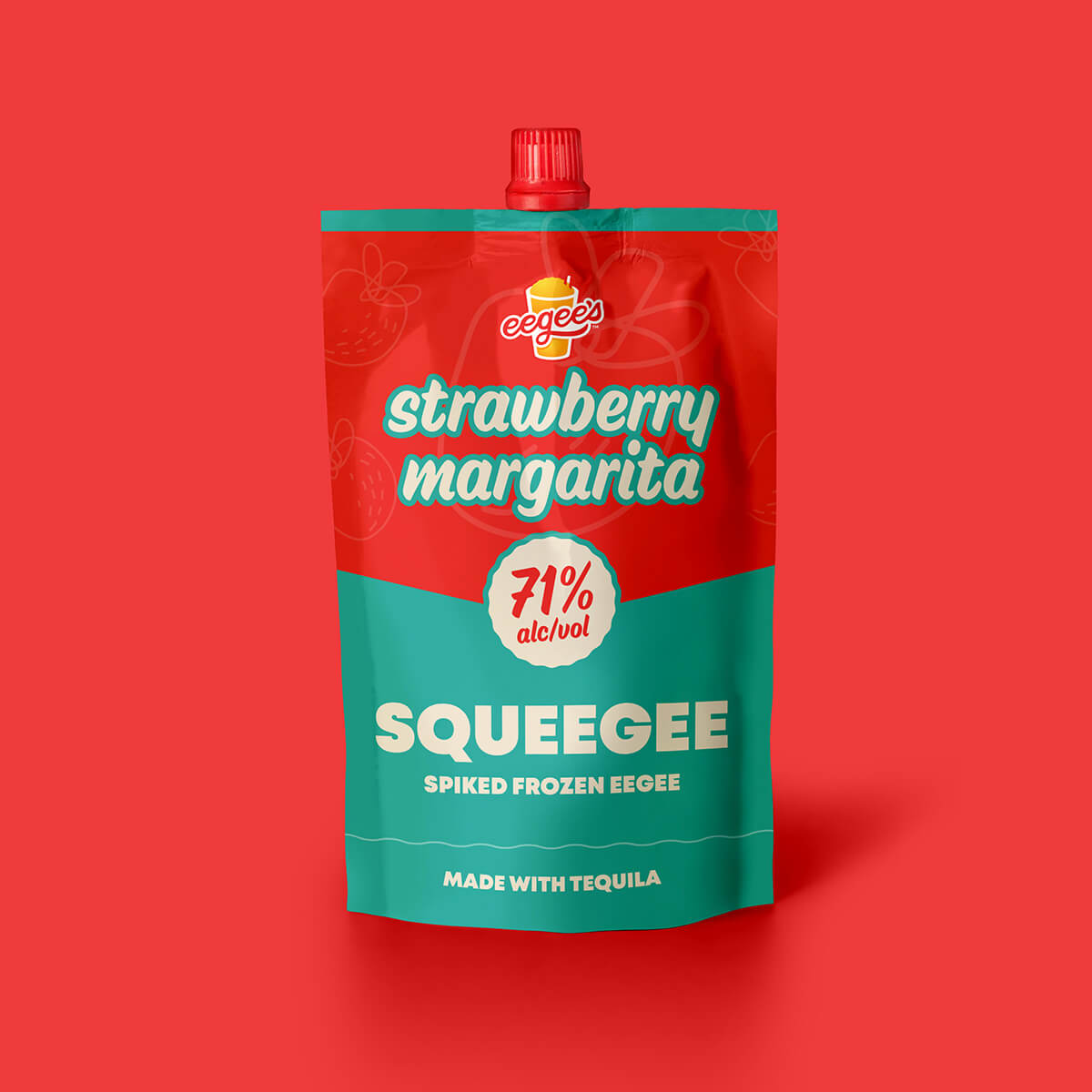 eegee's Strawberry Margarita Squeegee