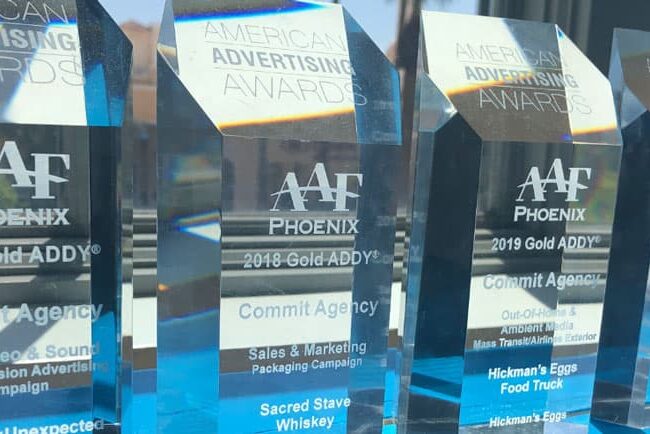 Taking Home Five ADDY Awards from Phoenix Ad Club | Blog | Commit Agency