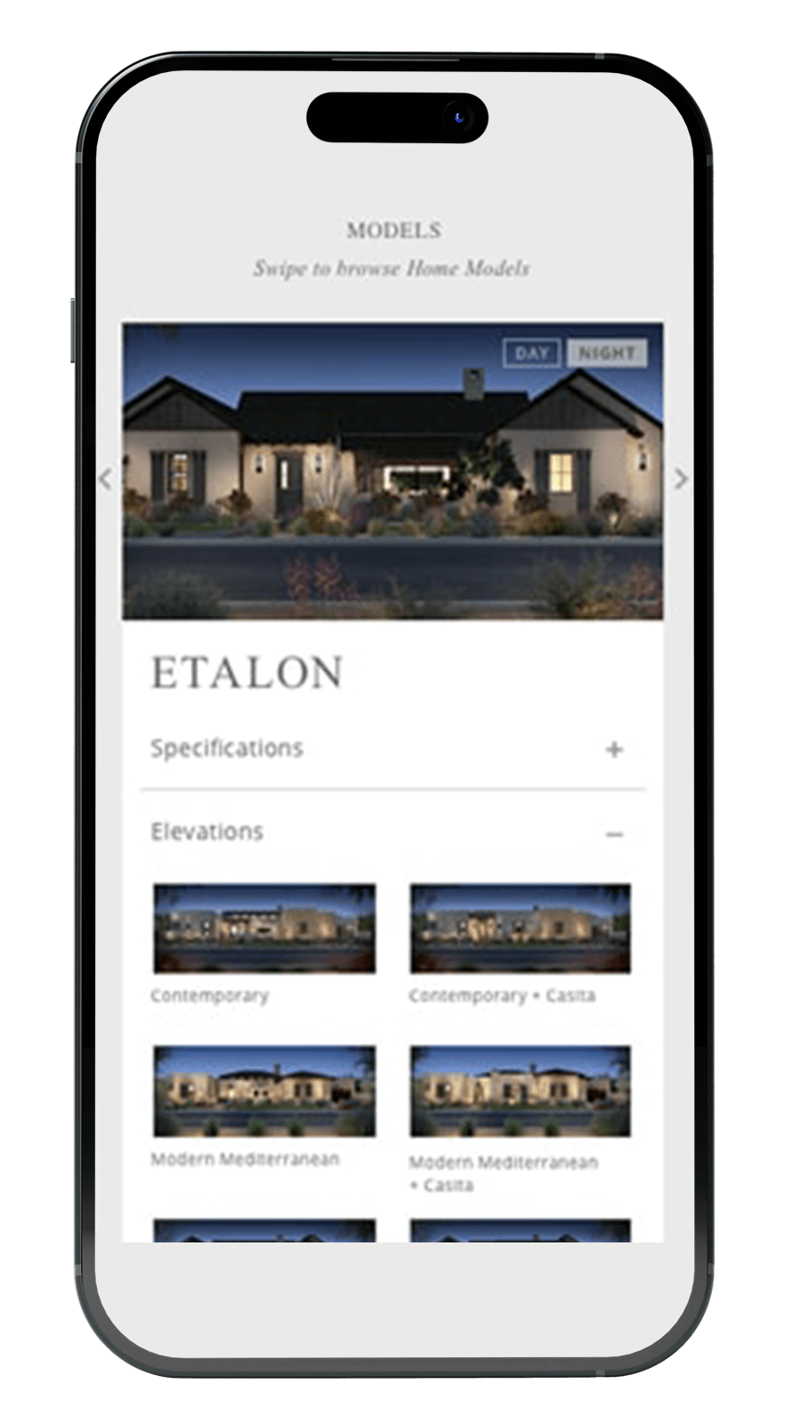 Camelot Homes | Website on a Phone