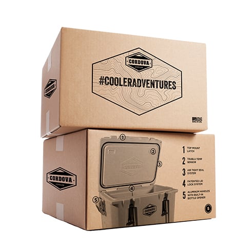 Cordova Coolers | Packaging
