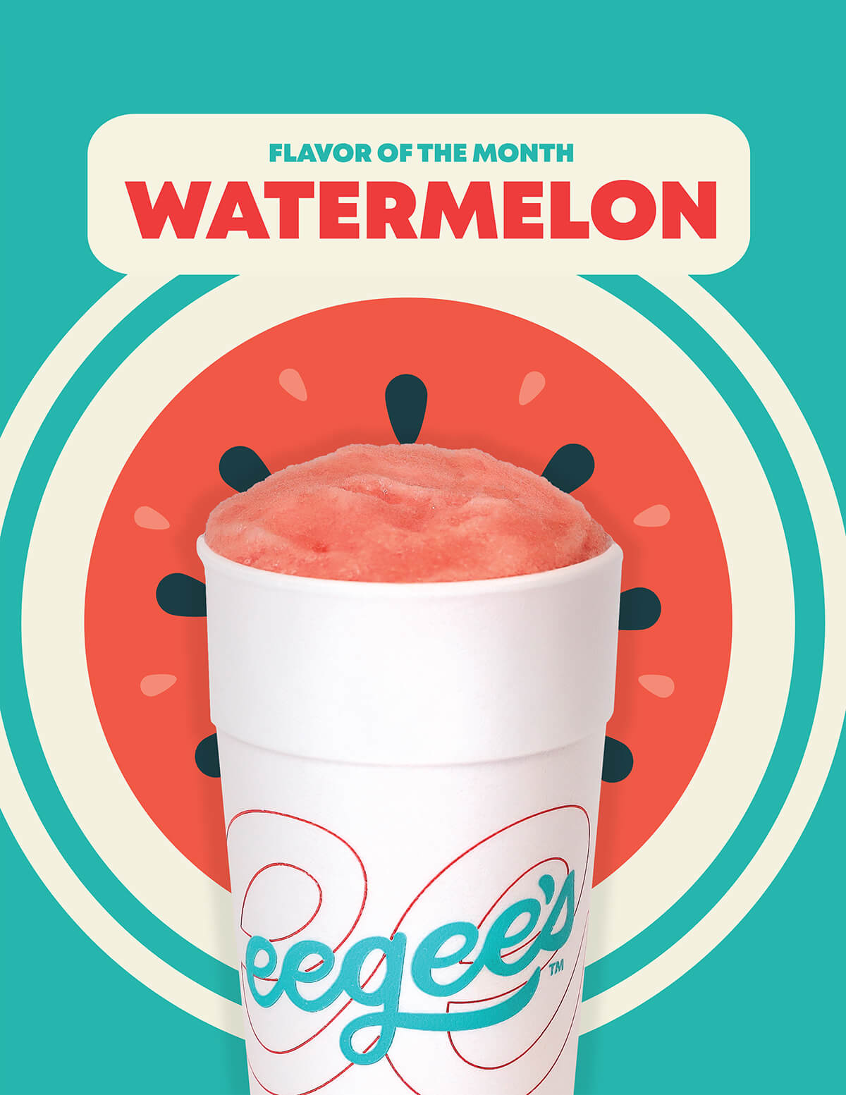 Watermelon eegee poster
