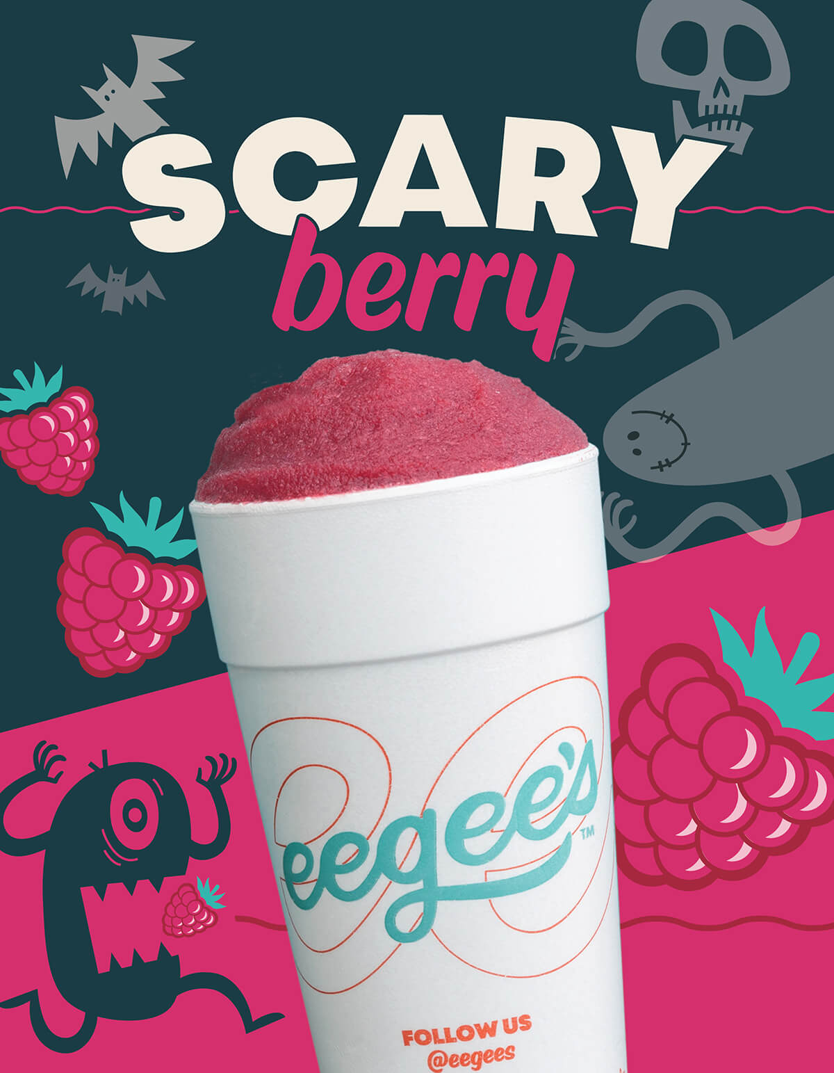 Scary berry poster