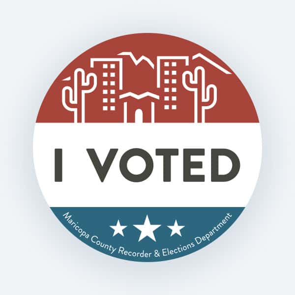 I Voted Sticker