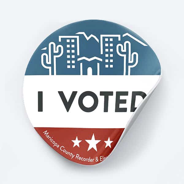 I Voted Sticker
