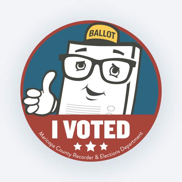 I Voted Sticker