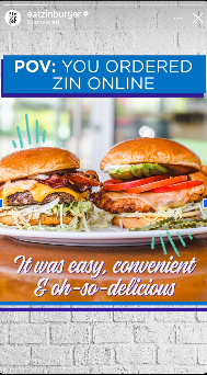 zinburger ad